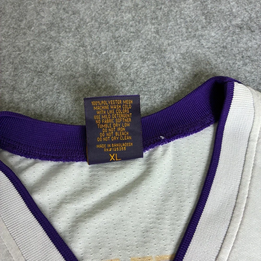 NBA Los Angeles Lakers Kobe Bryant 24 Jersey White Mens XXL Basketball Sport - Picture 4 of 8